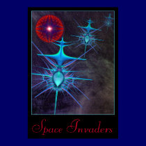 Space Invaders 2 Poster posters