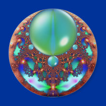 Space Lace Fridge Magnet