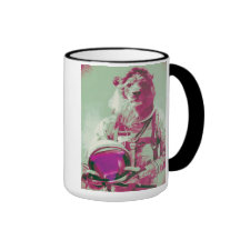 space lion mugs