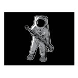 Space Marine - Astronaut with a Rifle Postcard