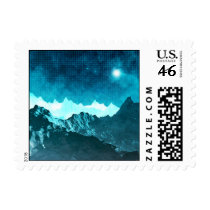Space Mountains stamps