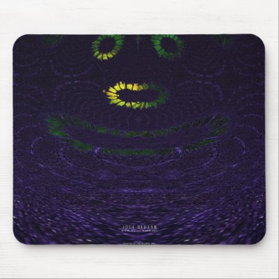 Space-O-Lantern Mouse Pads by 3dartwork