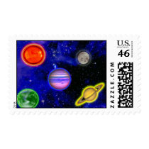 Space Painting Stamp