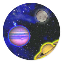 Space Painting Sticker