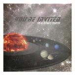 Space Party Birthday Invitation