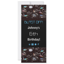 Space Party Invitations by jbranam Space Party Invitations