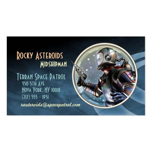 Space Patrol Business Cards