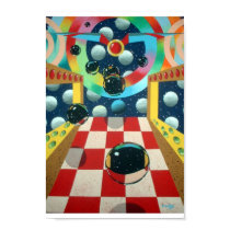 space pinball posters by huckster space pinball posters