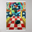 space pinball posters