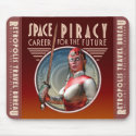 Space Piracy Mouse Pad mousepads by Retropolis_Travel Space Piracy Mouse Pad mousepads