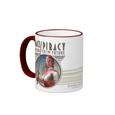 Space Piracy Mug by Retropolis_Travel