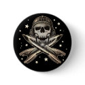 Space Pirate Round Button