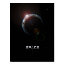 Space postcards