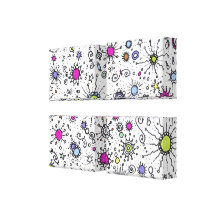 Space Print with swirls! Canvas Prints