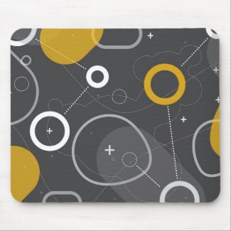 Space Race Abstract Mousepad mousepad