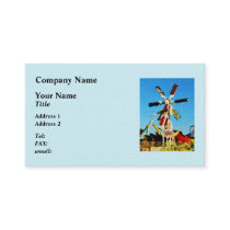 Space Racer in Distance Business Cards