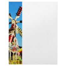 Space Racer in Distance Custom Letterhead