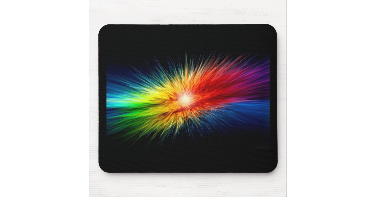 Space Rainbow Mouse Pad Zazzle