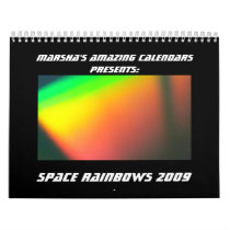 Space Rainbows 2009 Wall Calendars