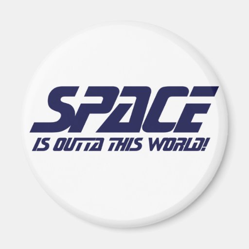 Space Refrigerator Magnet