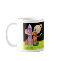 Space Robot Mug by Steve_Martin Space Robot Mug