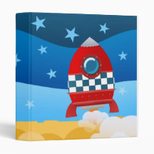 Space Rocket - binder folder