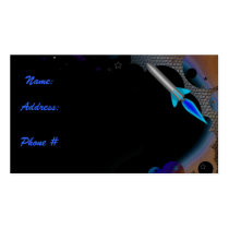 Space Rocket Business Cards