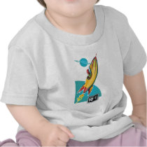 Space Rocket Ride t-shirts