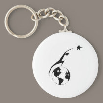 Space Settlement Icon keychains