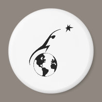 Space Settlement Icon magnets