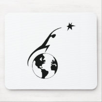 Space Settlement Icon mousepads