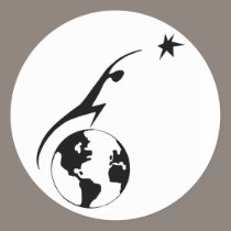 Space Settlement Round Sticker stickers
