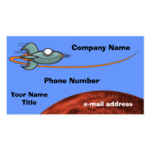 Space Ship - Business Card