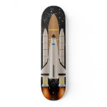 Space Shutle Launching Skateboard Deck
