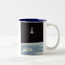 Space Shuttle Above Earth Mugs