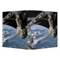 Space Shuttle Atlantis and a Soyuz spacecraft Vinyl Binder