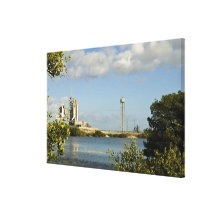 Space Shuttle Atlantis and Endeavour Gallery Wrap Canvas