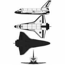 Space Shuttle Atlantis Desk Sculpture photo sculptures