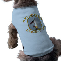 Space Shuttle Atlantis Final Lift Off Photo Doggie T Shirt