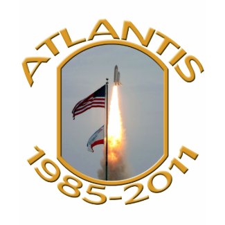 Space Shuttle Atlantis Final Lift Off Photo shirt