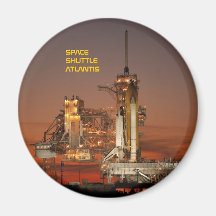 Space Shuttle Atlantis Fridge Magnets