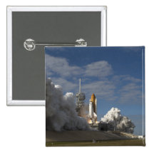 Space Shuttle Atlantis lifts off 23 Pinback Buttons