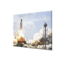 Space Shuttle Atlantis lifts off 9 Gallery Wrapped Canvas