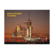 Space Shuttle Atlantis Post Card