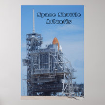 Space Shuttle Atlantis Poster