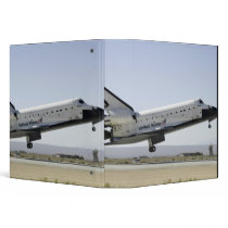 Space Shuttle Atlantis prepares for landing 2 Binders