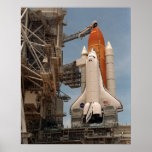 Space Shuttle Atlantis Prepares for Launch posters