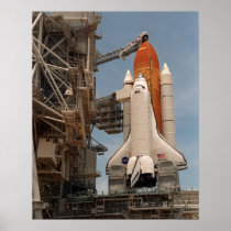 Space Shuttle Atlantis Prepares for Launch Print