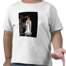Space shuttle Atlantis sits ready Tee Shirts