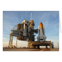 Space Shuttle Atlantis (STS-122) - launch pad Cards